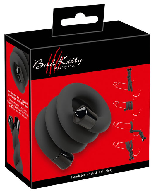 Bad Kitty - Biegsamer Cock & Ball Ring