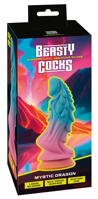Beasty Cocks - Dildo - Strukturdesign mit Saugfuß & Gloweffect