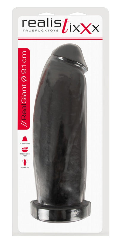 Realistixxx - Real Giant - Flexibler Dildo mit Standfuß