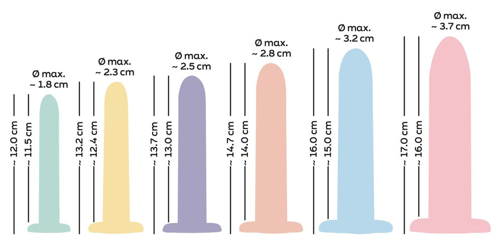 You2Toys - Six in A Row - Dildo Training Set