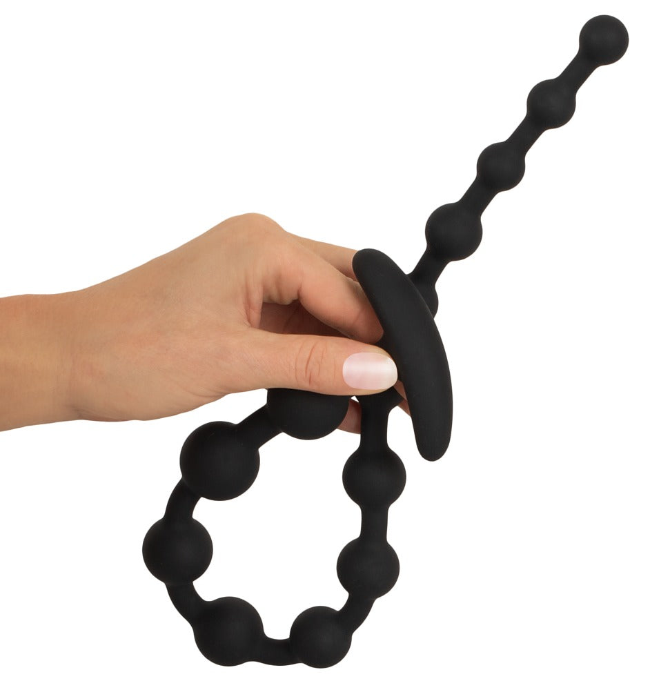 Black Velvets - Analbeads-Kette - extra lang für tiefen Genuss