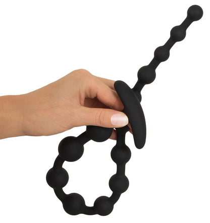 Black Velvets - Analbeads-Kette - extra lang für tiefen Genuss