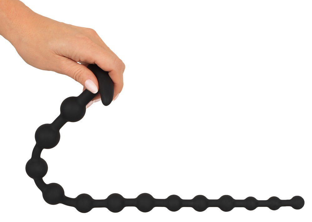 Black Velvets - Analbeads-Kette - extra lang für tiefen Genuss