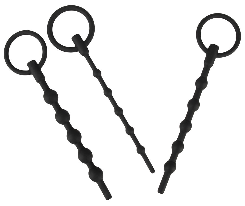 Penisplug - Urethral Trainingsset - Kugel-Dilatoren aus Silikon