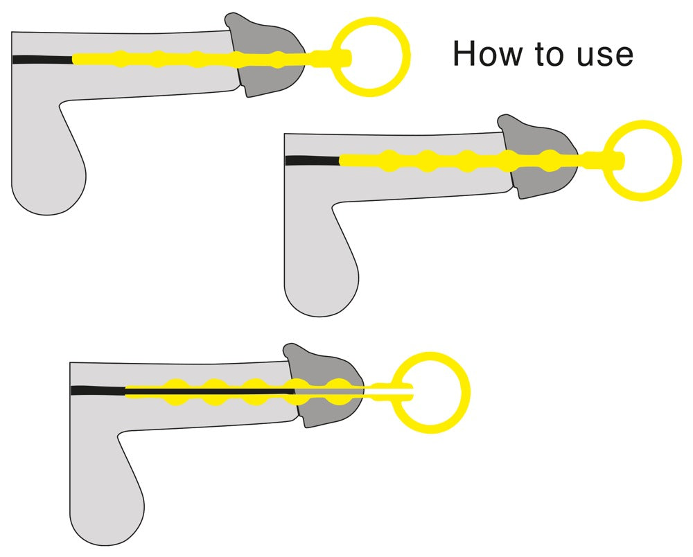 Penisplug - Urethral Trainingsset - Kugel-Dilatoren aus Silikon