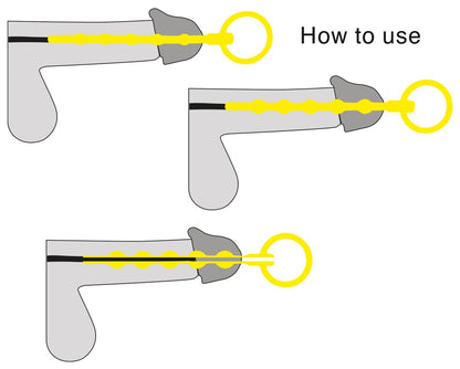 Penisplug - Urethral Trainingsset - Kugel-Dilatoren aus Silikon