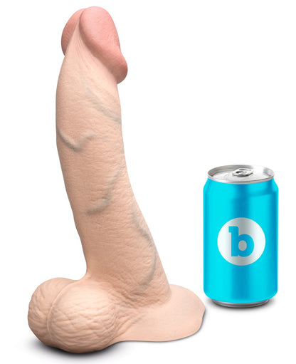B-vibe - Naturdildo - gebogener Dildo mit Saugfuß
