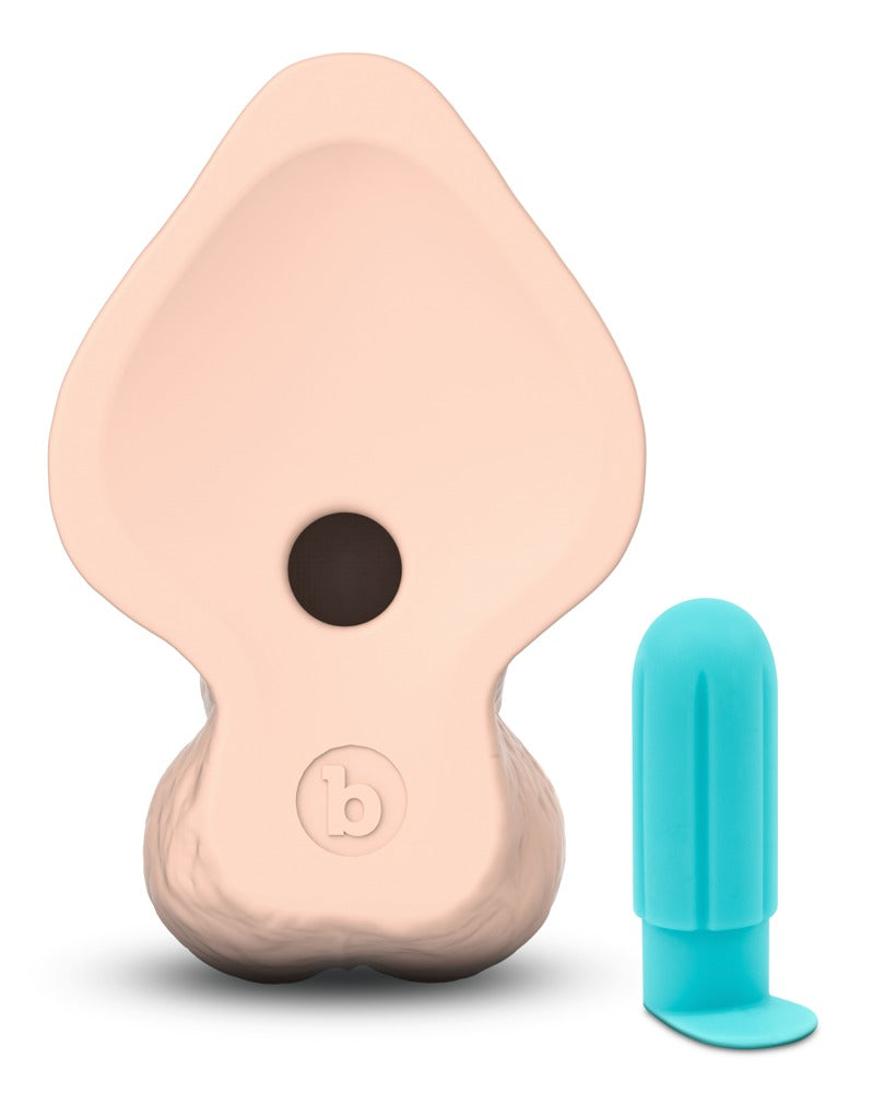B-vibe - Naturdildo - gebogener Dildo mit Saugfuß