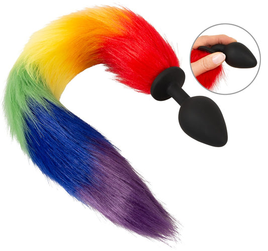 You2Toys - Fluffy Tail Rainbow - Analplug