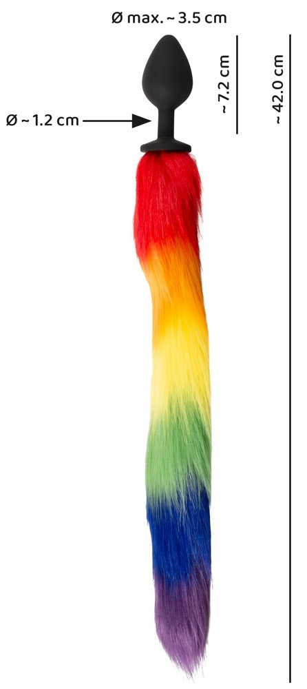 You2Toys - Fluffy Tail Rainbow - Analplug