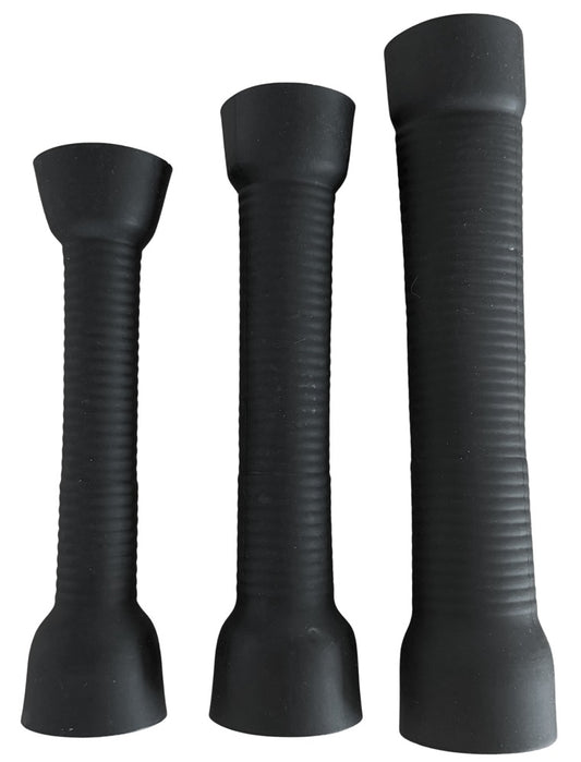 Autoblow - Silicone Sleeves - 3 Masturbator-Einsätze mit Rillenstruktur