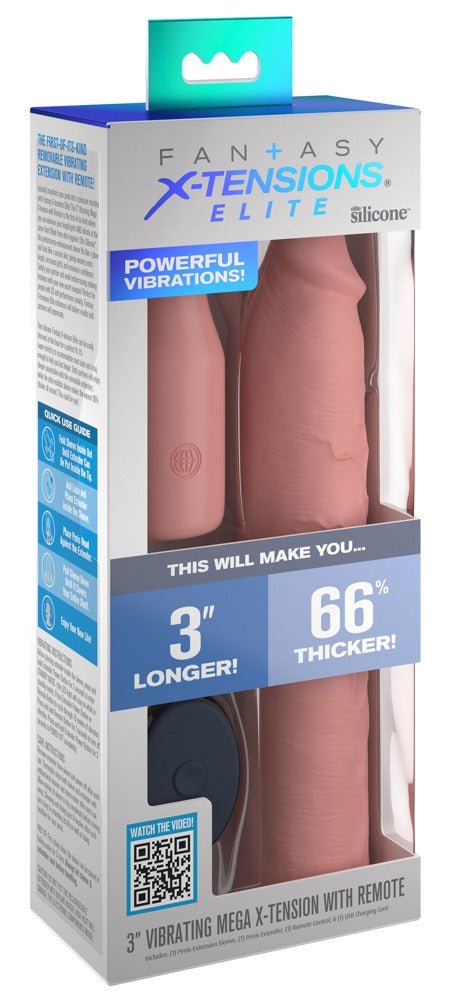 Fantasy X-Tensions - Elastische Vibro-Penissleeve
