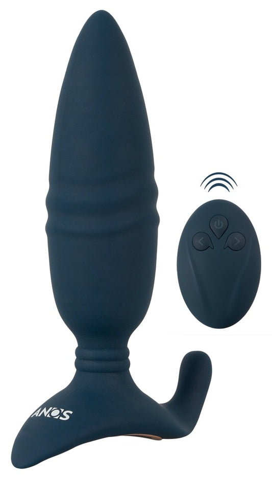 ANOS - Vibro-Analplug mit Stoßfunktion und Perineumstimulation
