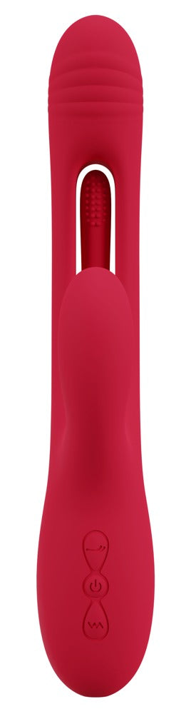 Sweet Smile - Rabbitvibrator mit Flicking-Tounge-Funktion