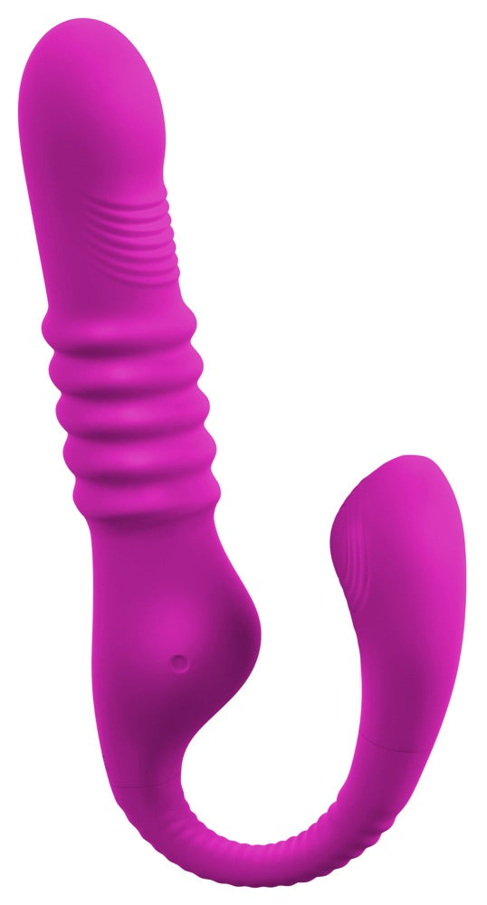 JAVIDA - Stoß-Vibrator mit Klitoris-Stimulationsarm
