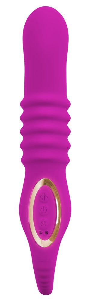 JAVIDA - Stoß-Vibrator mit Klitoris-Stimulationsarm