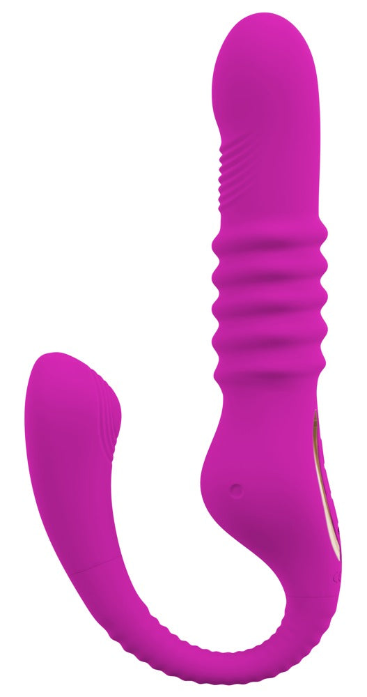 JAVIDA - Stoß-Vibrator mit Klitoris-Stimulationsarm