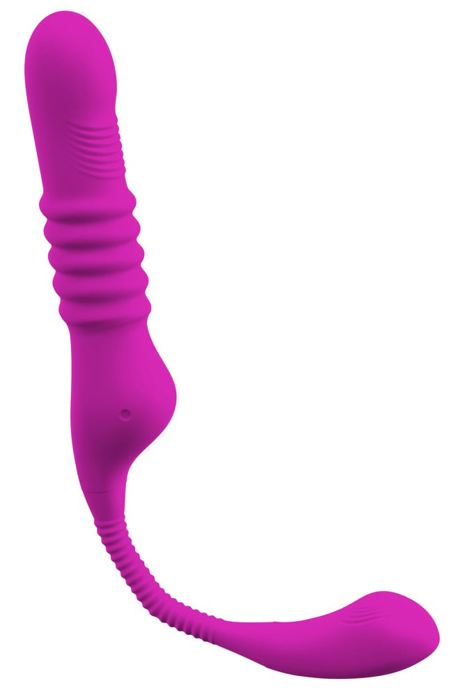 JAVIDA - Stoß-Vibrator mit Klitoris-Stimulationsarm