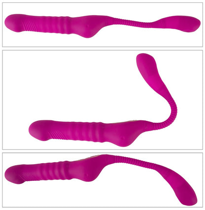 JAVIDA - Stoß-Vibrator mit Klitoris-Stimulationsarm