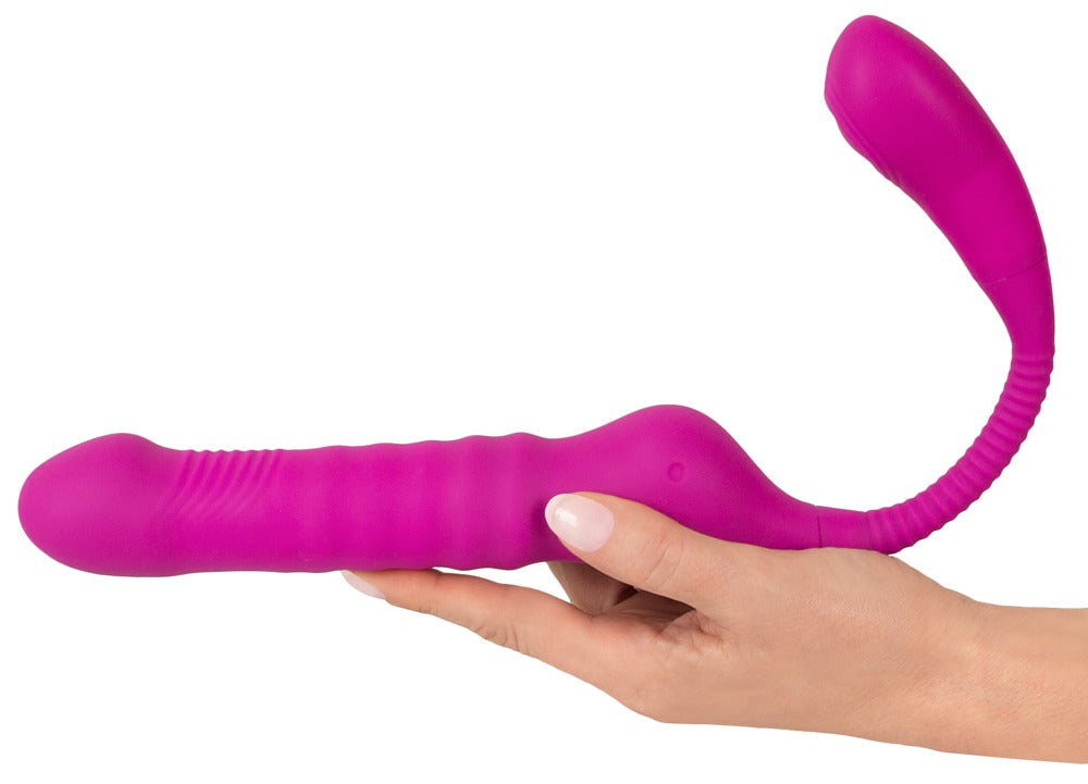 JAVIDA - Stoß-Vibrator mit Klitoris-Stimulationsarm