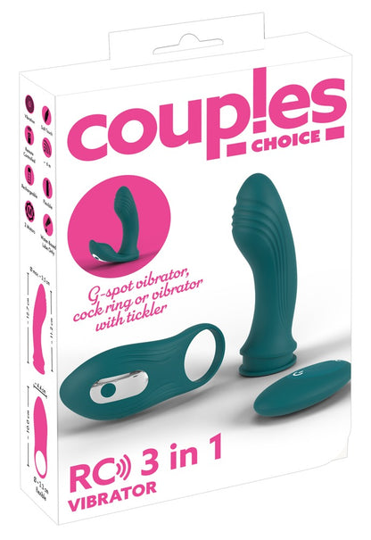 Couples Choice - 3 in 1 Vibrator - Paarvibrator mit Fernbedienung