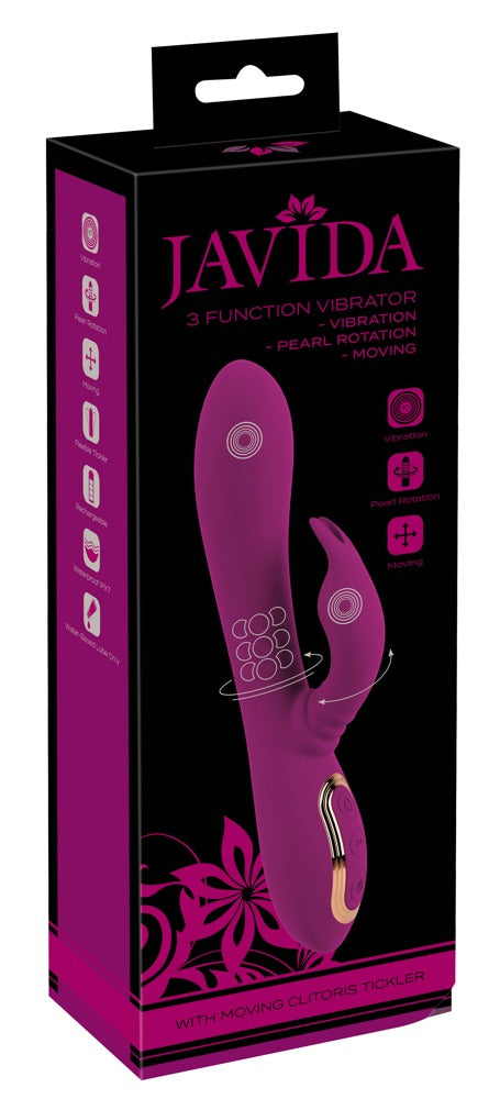 JAVIDA - Rabbitvibrator mit 3 Motoren