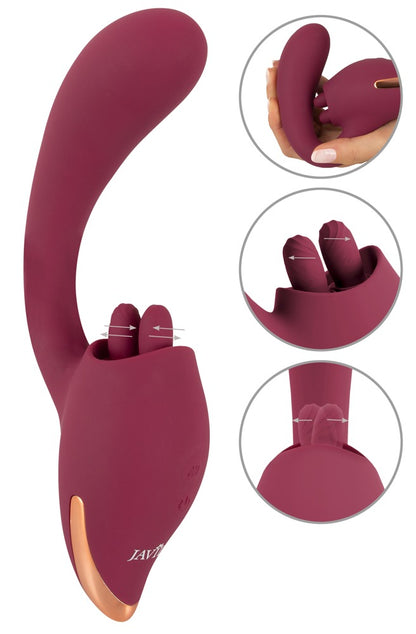 JAVIDA - Vibrator mit innovativem Zungen-Stimulator