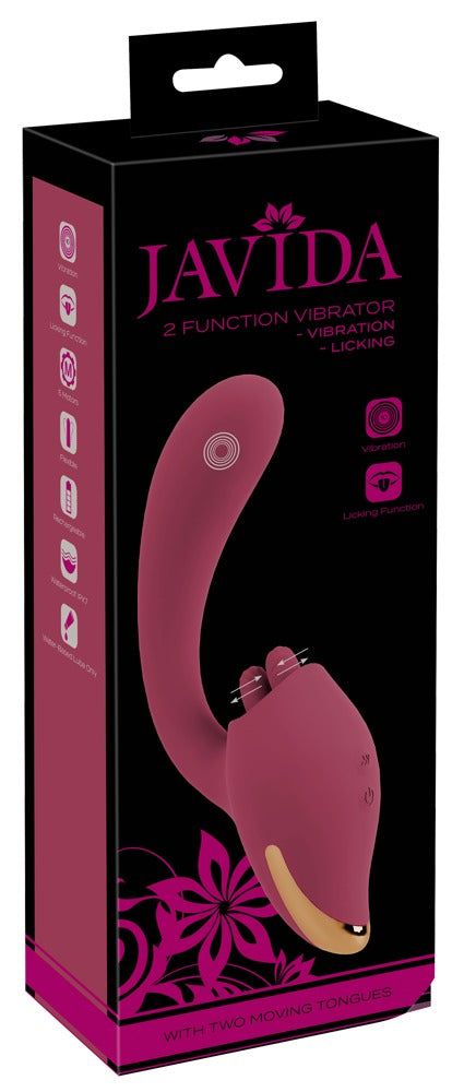 JAVIDA - Vibrator mit innovativem Zungen-Stimulator