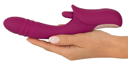 JAVIDA - Stoßvibrator mit softer Vibro-Zunge für Klitoris