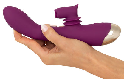 JAVIDA - Rabbitvibrator mit Moving-Klitoris-Stimulator