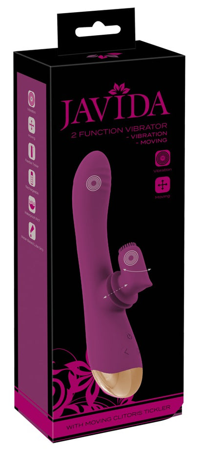 JAVIDA - Rabbitvibrator mit Moving-Klitoris-Stimulator