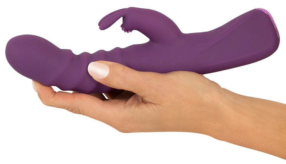 JAVIDA - Stoßvibrator mit Klitoris-Stimulator