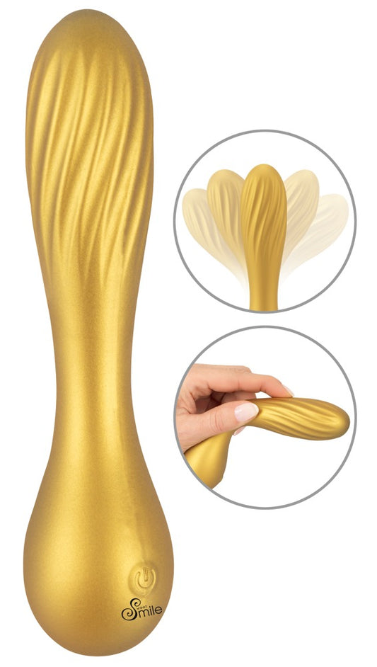 Sweet Smile - Metallic Swirl - Vibrator im schimmernden Glossy-Look