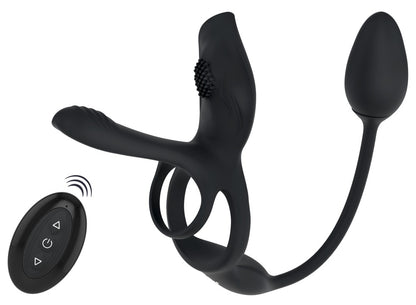 Couples Choice - Multi Couple - 5 in 1 Paarvibrator mit Fernbedienung