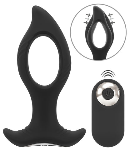 ANOS - Vibro-Analplug mit Loch-Design