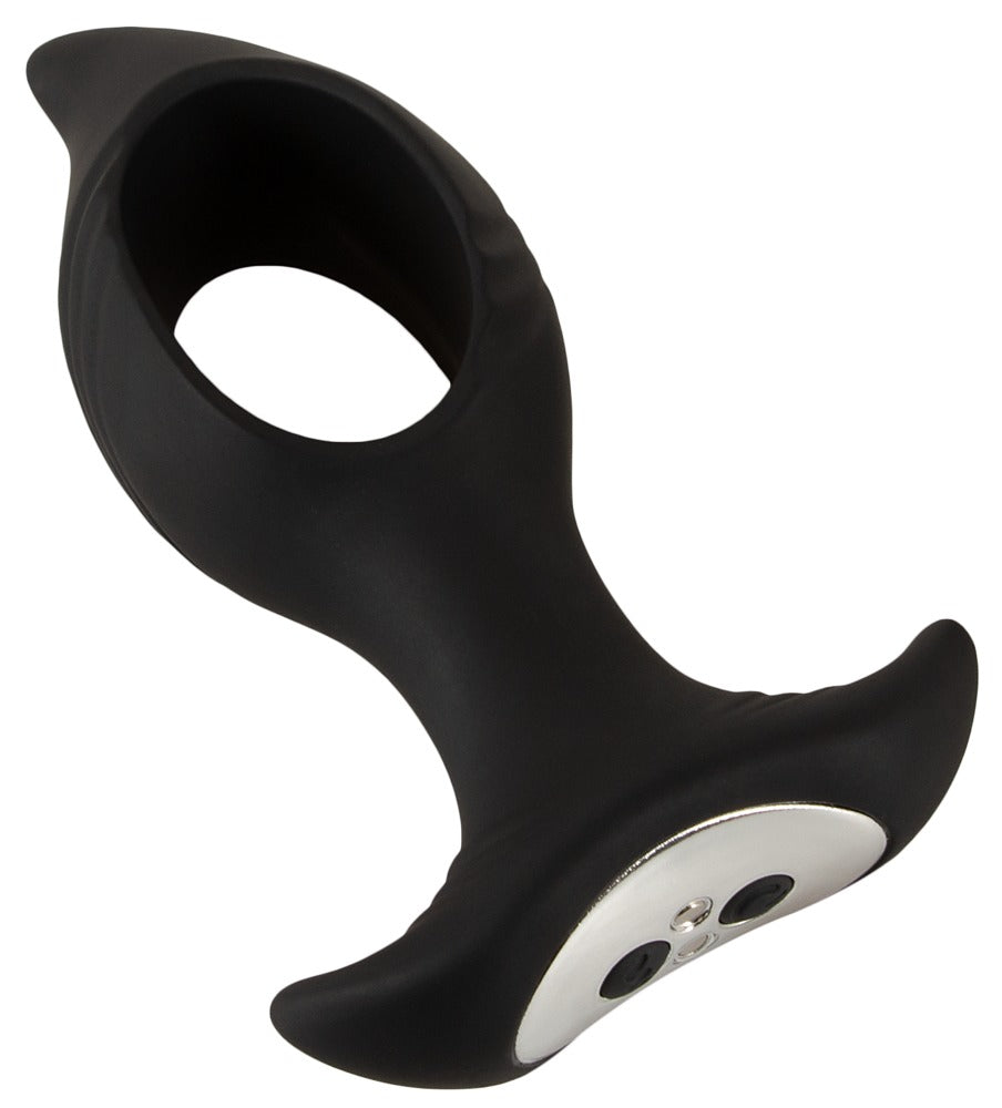 ANOS - Vibro-Analplug mit Loch-Design