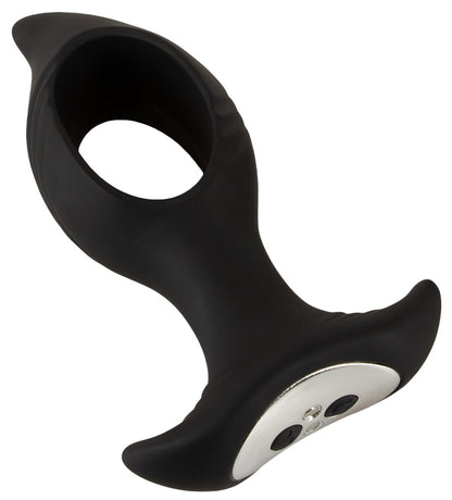 ANOS - Vibro-Analplug mit Loch-Design