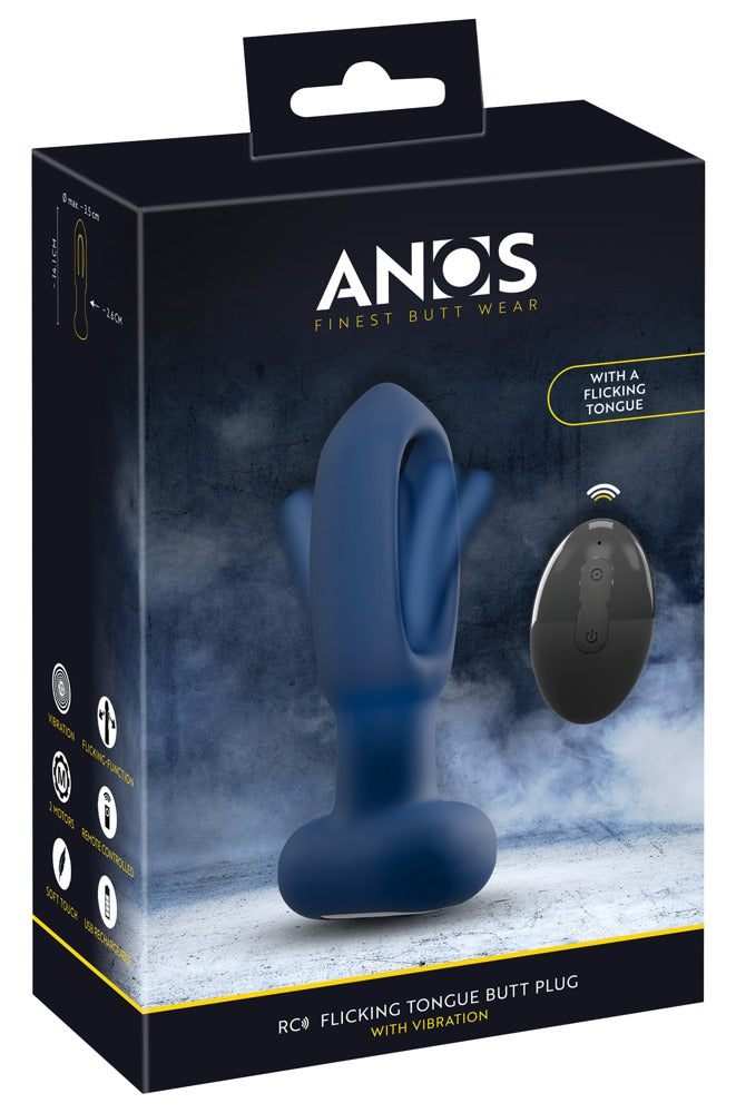 ANOS - Analplug mit Flicking-Tongue-Funktion