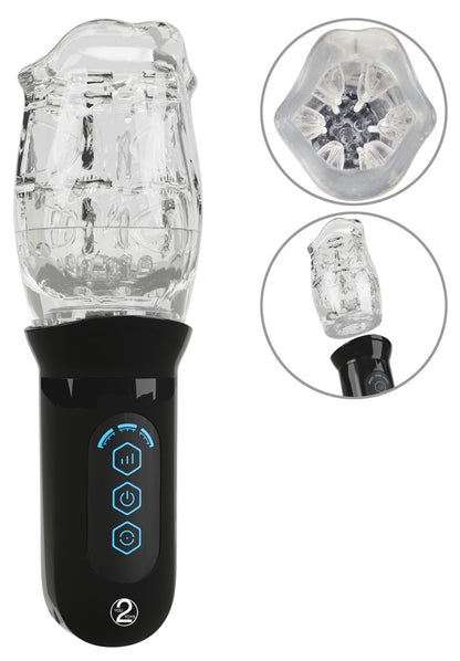 Stroker - Masturbator mit rotierendem Soft Sleeve-Cup
