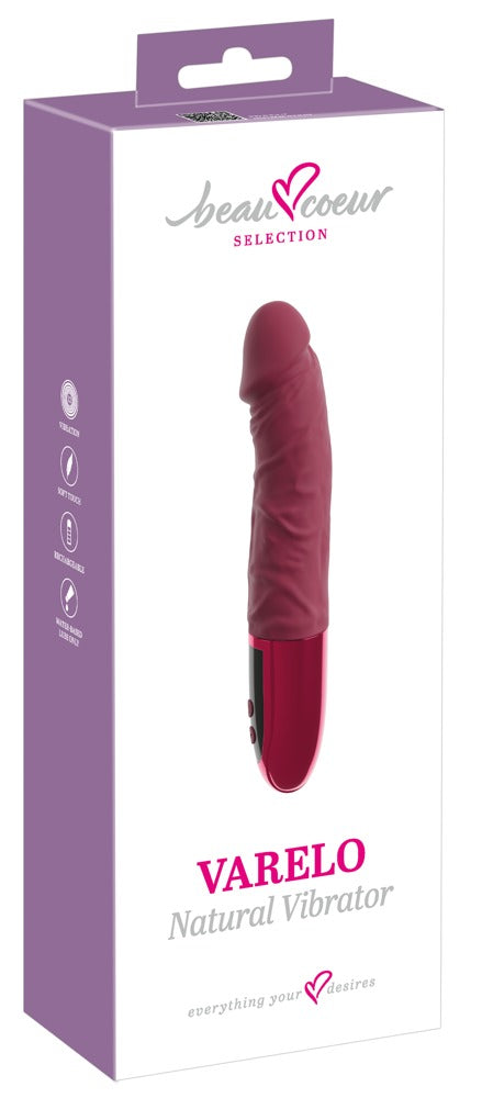 beau coeur - Vibrator - Naturalform mit starken Vibrationen