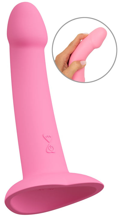 Vibrator mit herzförmigem Saugfuß