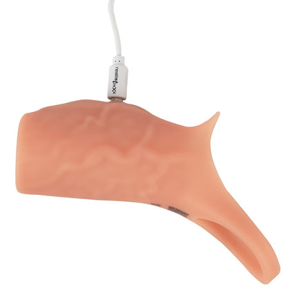 Realistixxx - Vibro-Penismanschette mit Hodenring