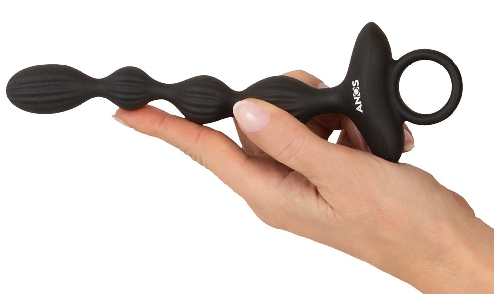 ANOS - Vibro-Analperlen mit Jumping-Vibrations