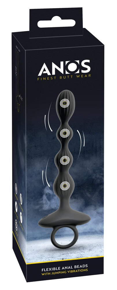 ANOS - Vibro-Analperlen mit Jumping-Vibrations