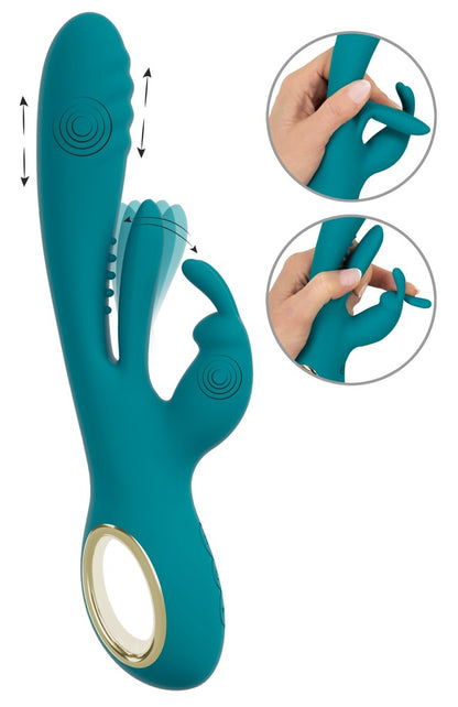 Rabbitvibrator mit Stoß-Funktion