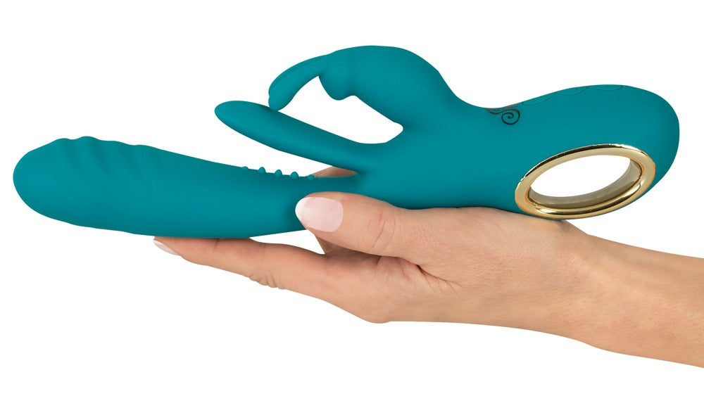 Rabbitvibrator mit Stoß-Funktion