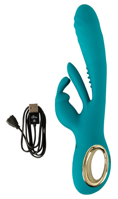 Rabbitvibrator mit Stoß-Funktion