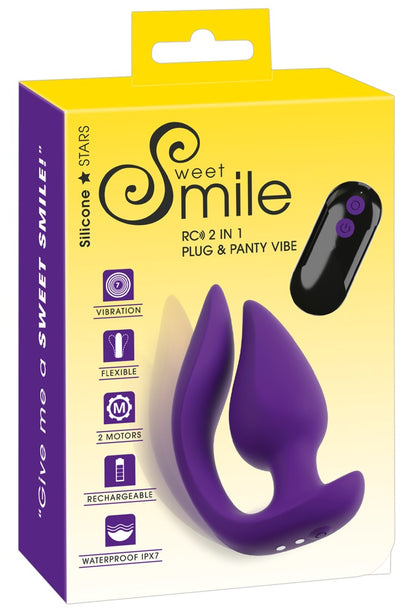 Sweet Smile - Plug & Panty Vibrator - Ferngesteuert