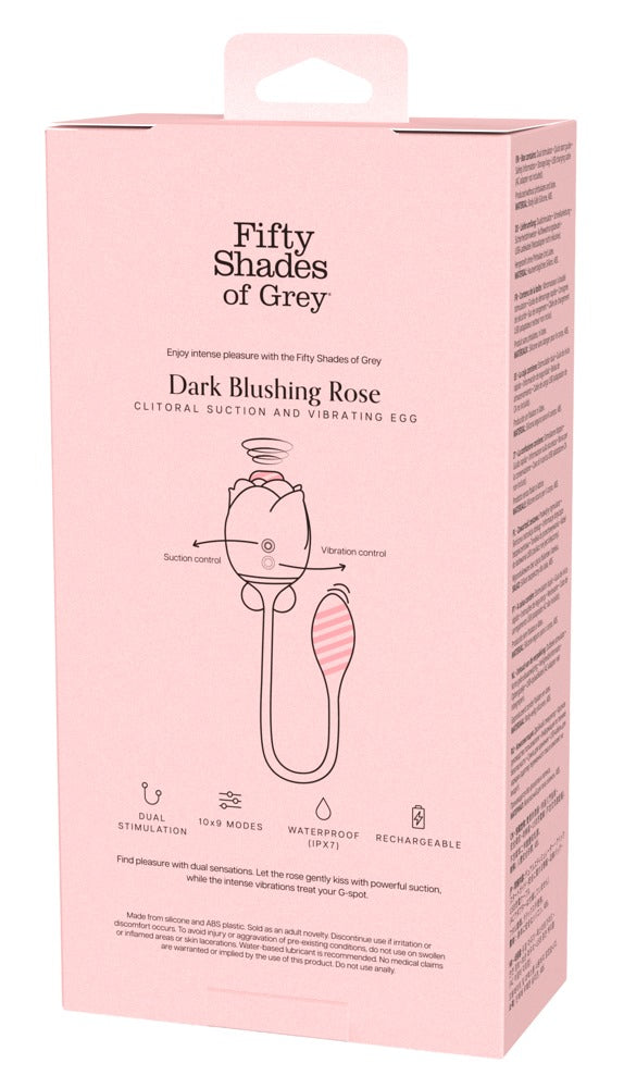 Fifty Shades of Grey - Dark Blushing Rose - Vibro-Ei