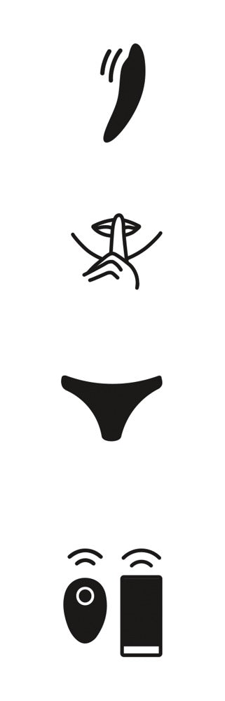 We-Vibe - Moxie+ Aqua - Panty-Vibrator mit Fernbedienung